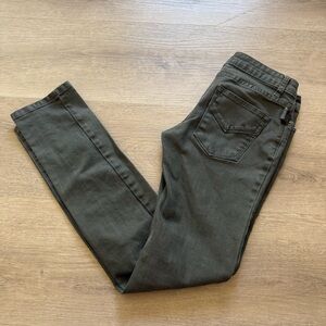 Zadig & Voltaire Olive Green Denim Pants